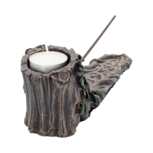 NEM2781 Wildwood Incense & Tealight Holder 4