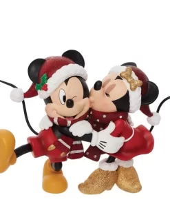 6010733 - Christmas Mickey and Minnie Mouse Figurine - Masterpieces.nl