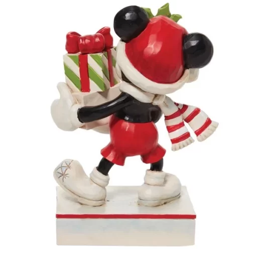 6010869 - Mickey with Stack of Presents Figurine - Masterpieces.nl