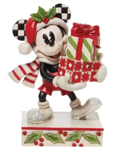 6010869 - Mickey with Stack of Presents Figurine - Masterpieces.nl