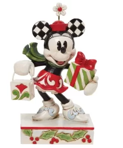 6010870 - Minnie with Bag and Present Figurine - Masterpieces.nl