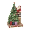 6010819 - Santa on Step Decorating Tree Figurine - Masterpieces.nl