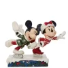 6010871 - Mickey and Minnie Ice Skating Figurine - Masterpieces.nl