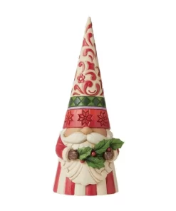 6011155 - Gnome with Holly Figurine - Masterpieces.nl