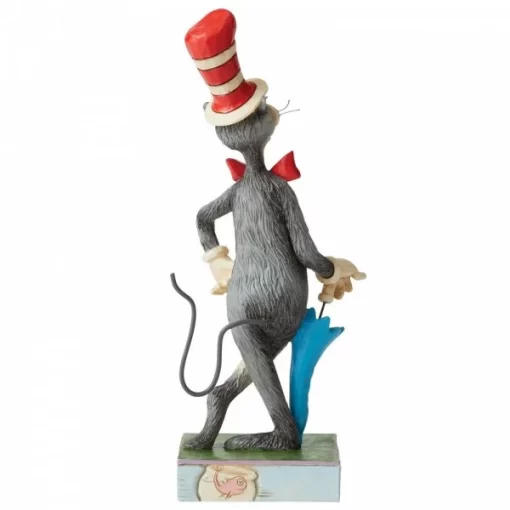 6006239 - The Cat in the Hat with Umbrella Figurine - Masterpieces.nl
