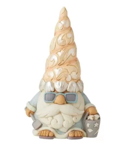 6010808 - Gnome with Seashell Hat Figurine - Masterpieces.nl