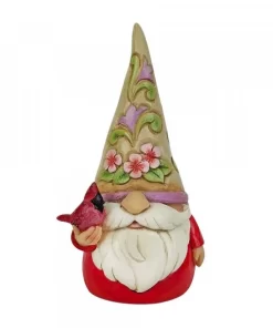 6010284 - Redbird Beauty (Gnome with Bird Figurine) - Masterpieces.nl