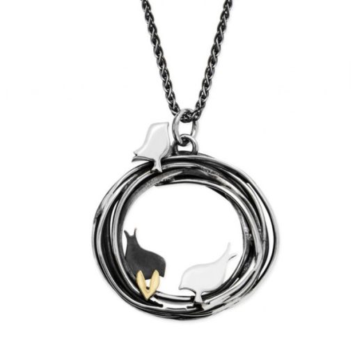 EB3 - Three Little Birds Necklace - Linda Macdonald - Masterpieces.nl