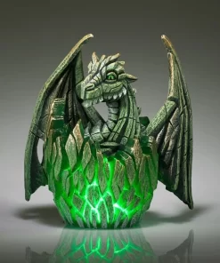 Dragon Egg Illumination (Green) - EDL01G - Edge Sculpture - Masterpieces.nl