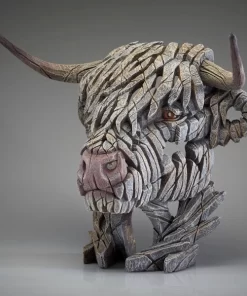 EDB30W - Highland Cow Bust - Edge Sculpture - Masterpieces