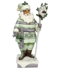 6011614 Woodsy Santa Figurine - Jim Shore - Masterpieces