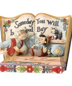 4057957 - Someday You Will Be A Real Boy (Pinocchio Storybook Figurine) - Masterpieces.nl