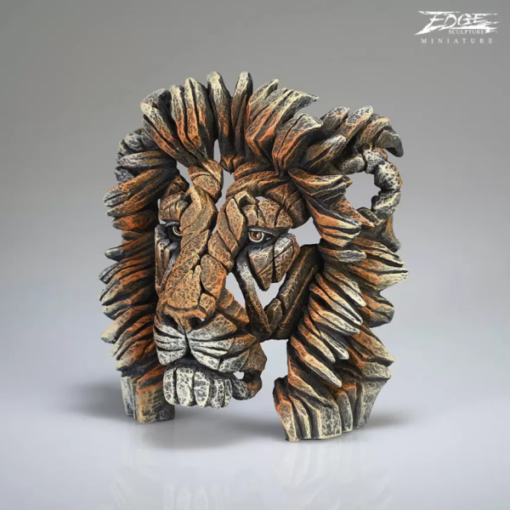 Lion Bust Miniature - EDMIN01 - Edge Sculpture - Matt Buckley - Masterpieces.nl