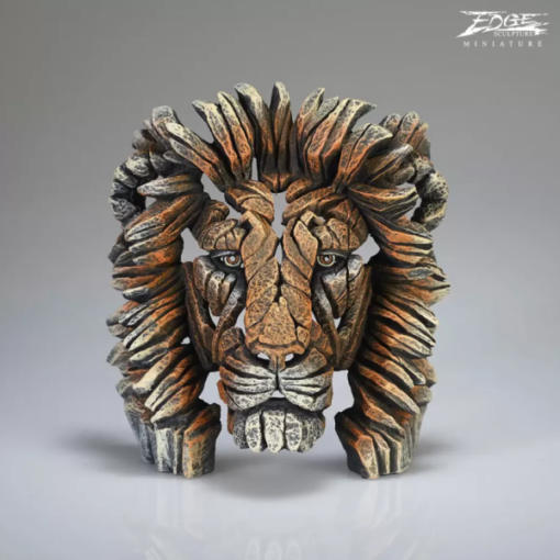 Lion Bust Miniature - EDMIN01 - Edge Sculpture - Matt Buckley - Masterpieces.nl
