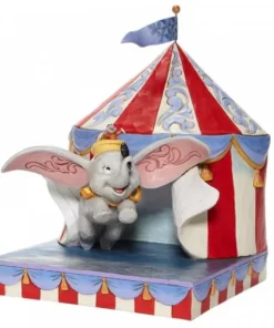 6008064 - Over the Big Top (Dumbo Circus Out of Tent Figurine) - Disney Jim Shore - Masterpieces.nl