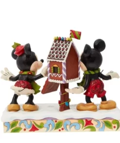 6015001 - Mickey & Minnie Mouse Posting a Christmas Letter - Disney Jim Shore - Masterpieces.nl