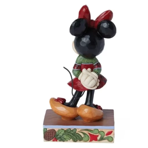 6015003 - Minnie Mouse Christmas Sweater Figurine - Disney Jim Shore - Masterpieces.nl