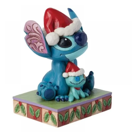 6015007 - Santa Stitch with Scrump Figurine - Disney Jim Shore - Masterpieces.nl