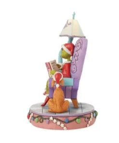 6015213 - Grinch in a Large Chair (Light-Up Figurine) - Masterpieces.nl