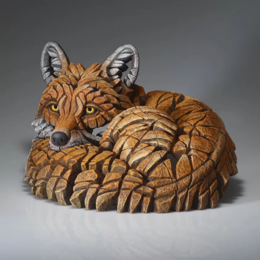 Curled Up Fox - ED49 - Edge Sculpture - Masterpieces - Masterpieces.nl