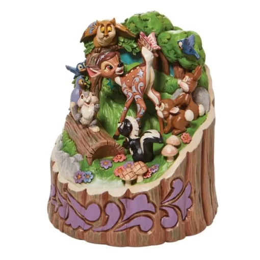 6010086 - Forest Friends (Carved by Heart Bambi Figurine) - Disney Jim Shore - Masterpieces.nl