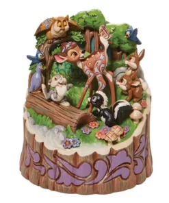 6010086 - Forest Friends (Carved by Heart Bambi Figurine) - Disney Jim Shore - Masterpieces.nl