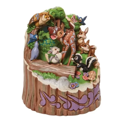 6010086 - Forest Friends (Carved by Heart Bambi Figurine) - Disney Jim Shore - Masterpieces.nl