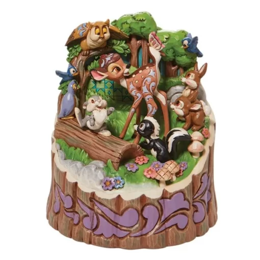 6010086 - Forest Friends (Carved by Heart Bambi Figurine) - Disney Jim Shore - Masterpieces.nl